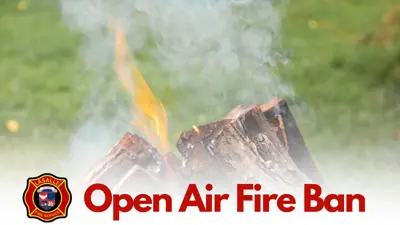 Open Air Fire Ban.