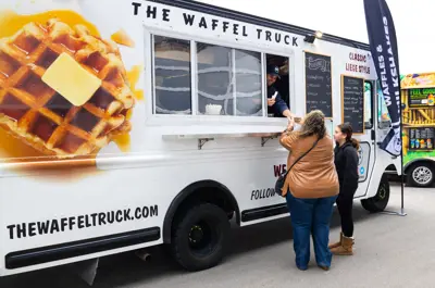 LaSalle Spring Fling Waffel food truck.