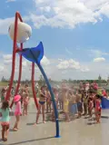 Splash pad.