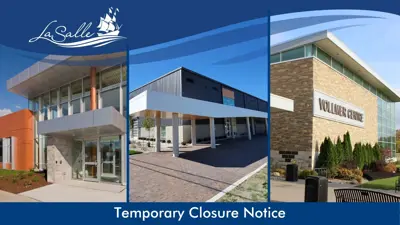 Temporary closure notice.
