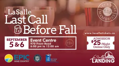 LaSalle Last Call Before Fall event details.