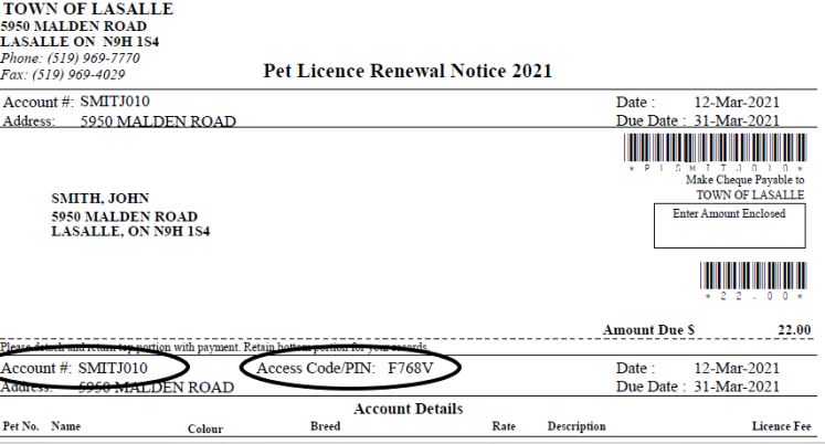 pet licence renewal notice graphic