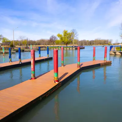 Boat ramp at LaSalle waterfront.
