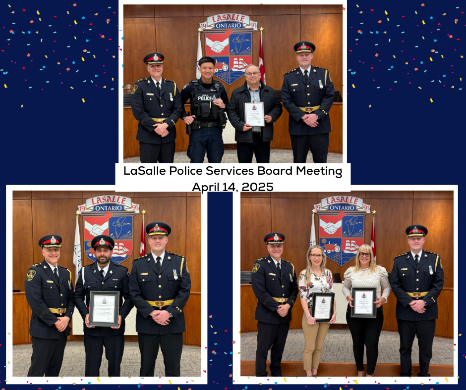 Chief and Deputy Chief with Award/Commendation Recipients