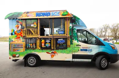 Kona Ice food truck.
