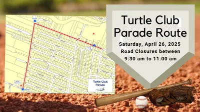 Turtle club parade route 2023.