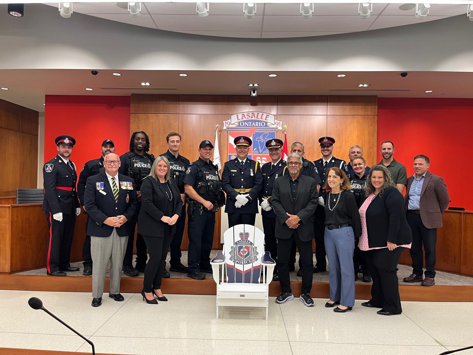 Police officers and Police Board Members