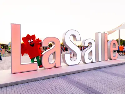 Town of LaSalle letter sign.