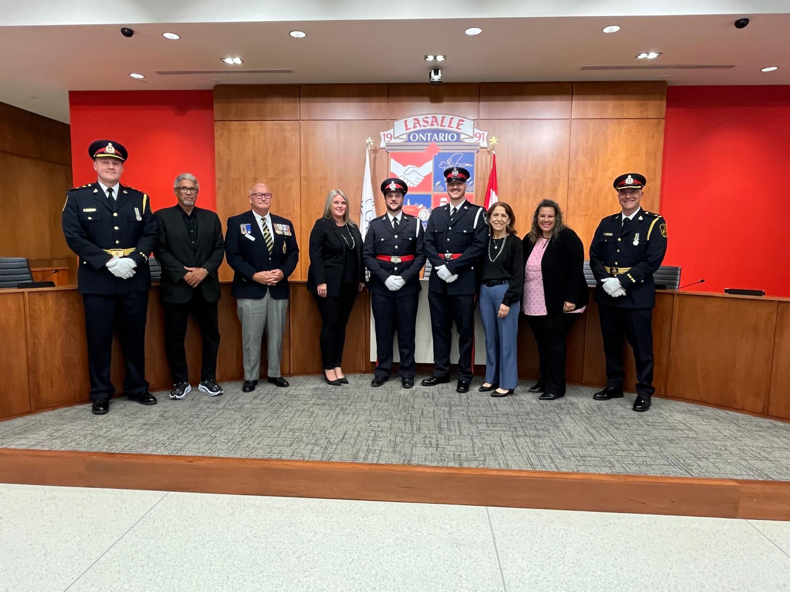 Police officers and Police Board Members